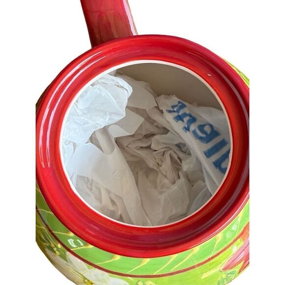 Holly Christmas 3 Pc Tea Set Romancing Provence Collections 2008 Creamer… - Picture 9 of 15